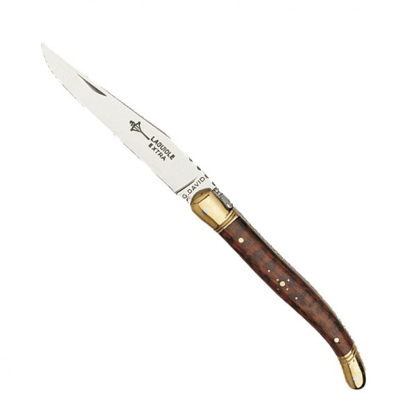 Couteau Laguiole G. David L'Arbalète manche 12 cm en bois d'Amourette