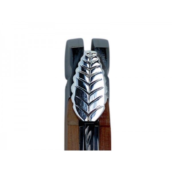 Couteau Le Corrèze en bois de genévrier, lame inox Z100CD17 de 8 cm, manche 12 cm