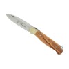 Couteau Lou Provençau en bois d'Olivier, lame inox Z100CD17 de 8 cm, manche 11 cm