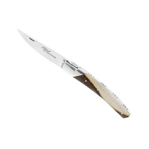 Couteau Le Thiers Pirou par GOYON-CHAZEAU, manche pistachier 12 cm, lame inox 12C27