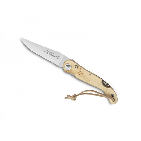 Couteau LAGUIOLE Baroudeur C. DOZORME Liner Lock 12 cm | bois de bouleau | tire-bouchon