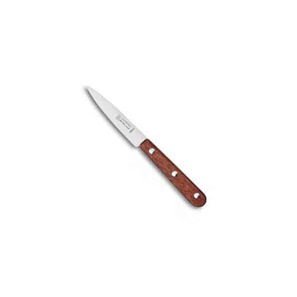Couteau office La Fourmi - manche en bois de sapelli - lame inox 8 cm
