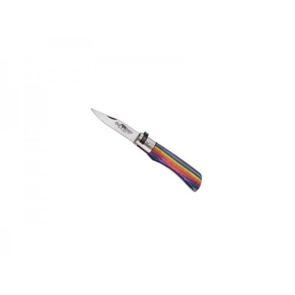 Couteau de poche Oldbear rainbow taille XS manche Arc-en-ciel 9 cm