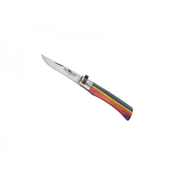 Couteau de poche Oldbear rainbow taille S manche Arc-en-ciel 10 cm