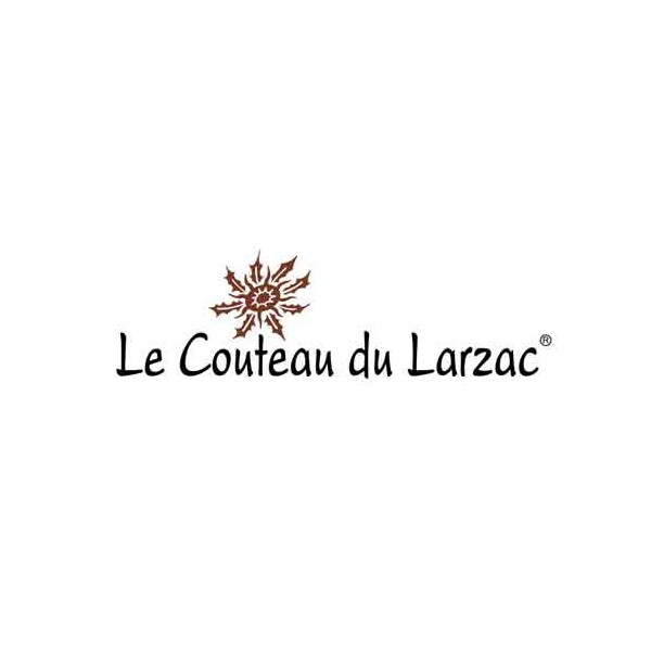 Couteau Larzac en Olivier, grand modèle basique, lame inox 12C27