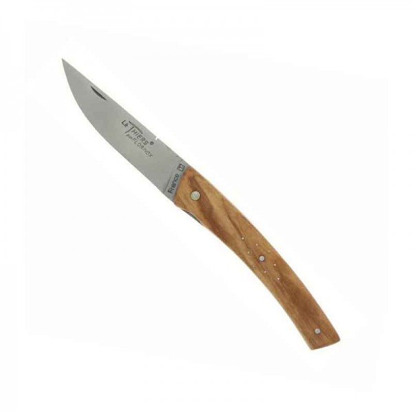 Couteau Le Thiers Florinox, manche olivier 9,5 cm, lame inox 12C27