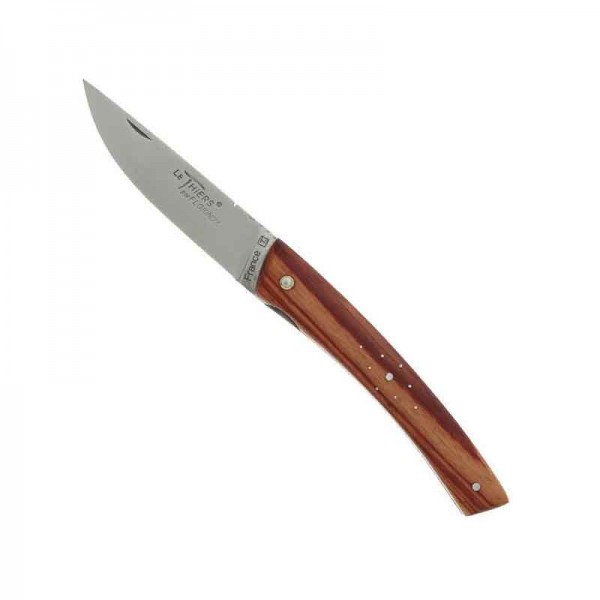 Couteau Le Thiers Florinox, manche bois de rose 9,5 cm, lame inox 12C27