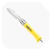 Couteau Opinel Inox numéro 9 bricolage jaune, dénude fil et coupe fil, 2 embouts tournevis