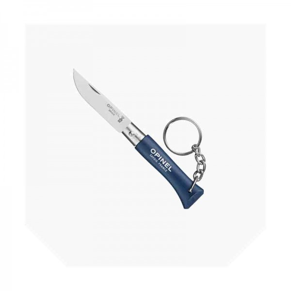 Couteau porte-clés Opinel numéro 4 bleu foncé