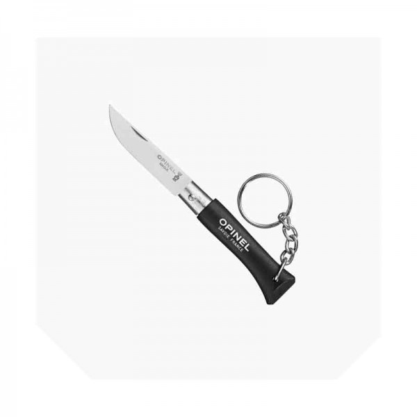 Couteau porte-clés Opinel numéro 4 brun noir