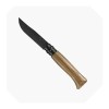 Couteau Opinel N°8 chêne BLACK | lame noire
