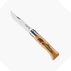 Couteau Opinel n° 8 gravure Ours, manche en chêne