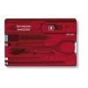Couteaux Suisse Swisscard rouge 7 pièces
