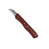 Couteau à châtaignes La Fourmi - manche en bois de Sapelli - lame inox 3 cm