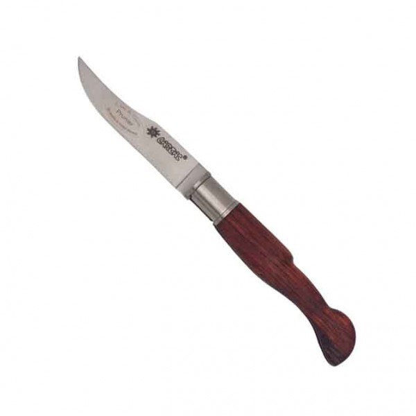 Couteau du Larzac en Prunier | petit modèle basique, lame inox 12C27