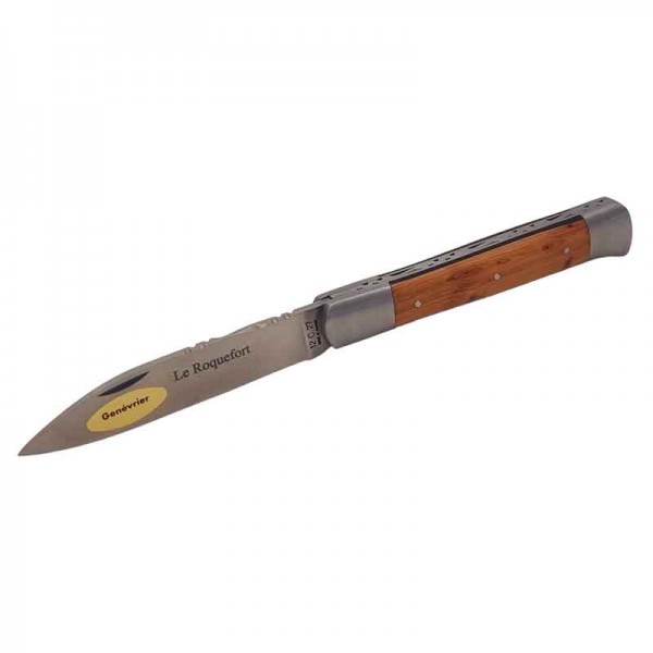Couteau Le Roquefort | bois de Genévrier et ébène