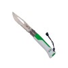 Couteau Opinel Outdoor vert et blanc numéro 8 lame inox