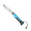 Couteau Opinel outdoor Bleu numéro 8 lame inox
