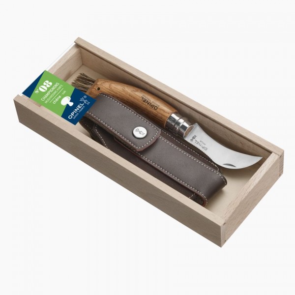 Couteaux à champignons Opinel avec étui outdoor L en coffret cadeaux