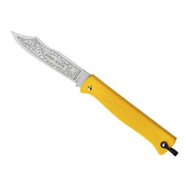 Couteaux Douk Douk 20 cm couleur jaune lame inox