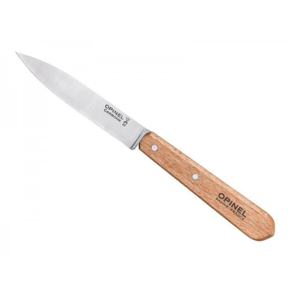 Lot de 2 couteaux office Opinel - couteau de cuisine classique lame acier carbone 10 cm