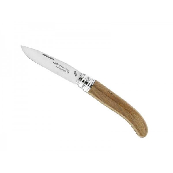 Couteaux de poche André Verdier "L'Alpage", manche en bois de noyer 11 cm et virole