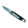Couteau de poche 1 main BlackFox zytel noir à mousqueton 10,5 cm