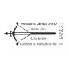 Couteau Laguiole G. David L'Arbalète manche 12 cm en bois d'Amourette (photo du logo Laguiole G. David L'Arbalète)